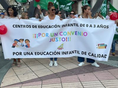 El personal de las escuelas infantiles reivindica un convenio justo