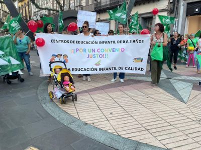 El personal de las escuelas infantiles reivindica un convenio justo