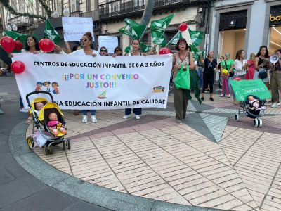 El personal de las escuelas infantiles reivindica un convenio justo