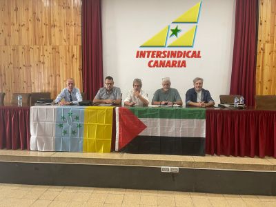 Rueda de prensa sindical de solidaridad con Palestina 