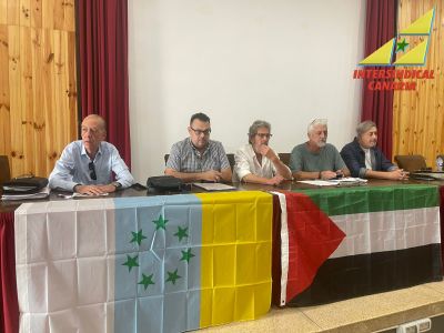 Rueda de prensa sindical de solidaridad con Palestina 