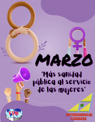 8 de Marzo: MÁS SANIDAD PUBLICA AL SERVICIO DE LAS MUJERES